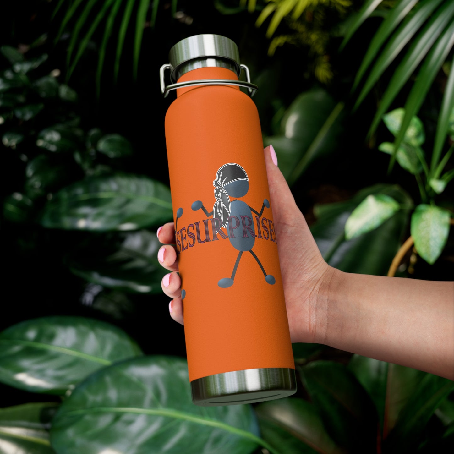 Surprise EMOSHIONS Orange Insulated Water Bottle - 22oz