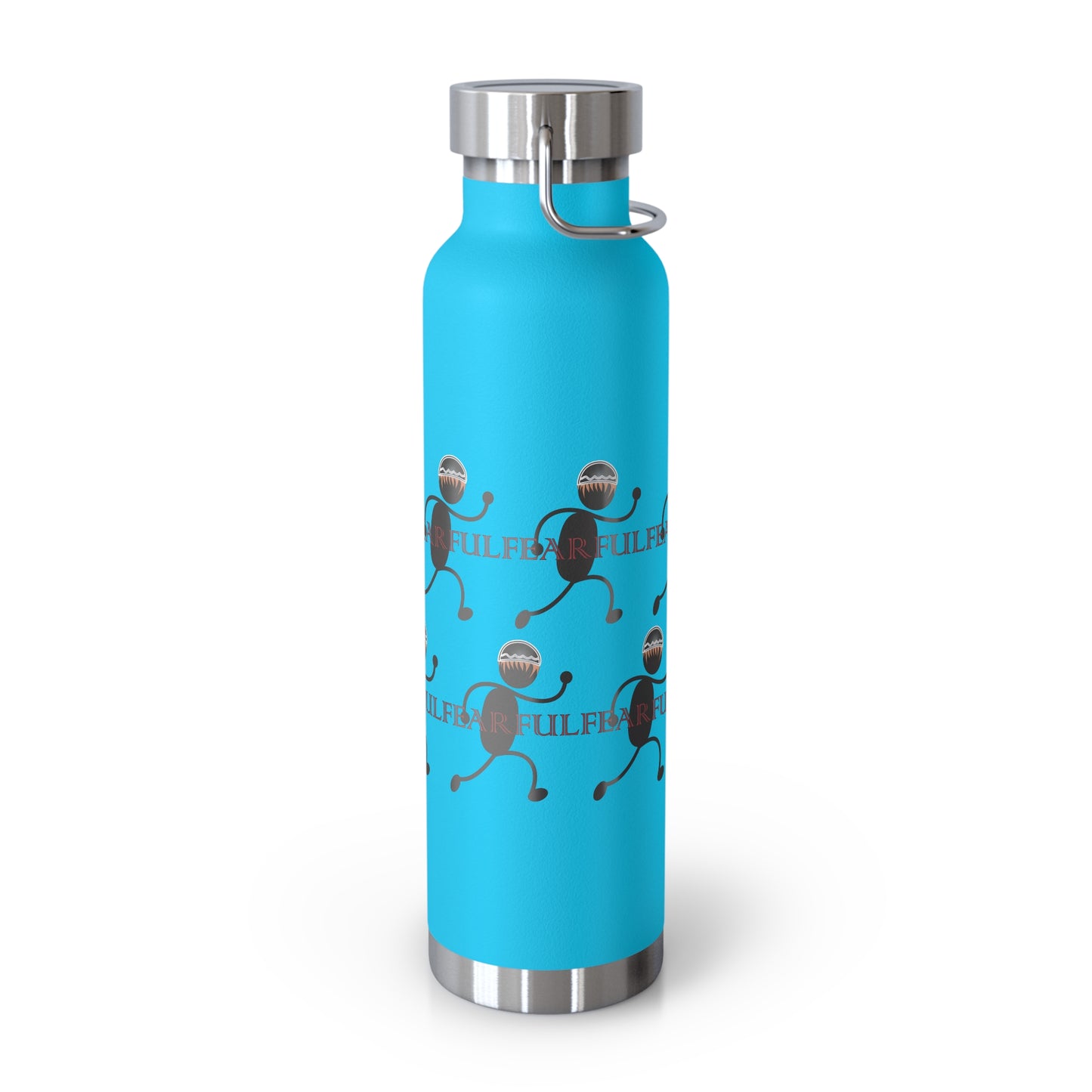 Fearful EMOSHIONS Pebble Blue Insulated Water Bottle, 22 oz.