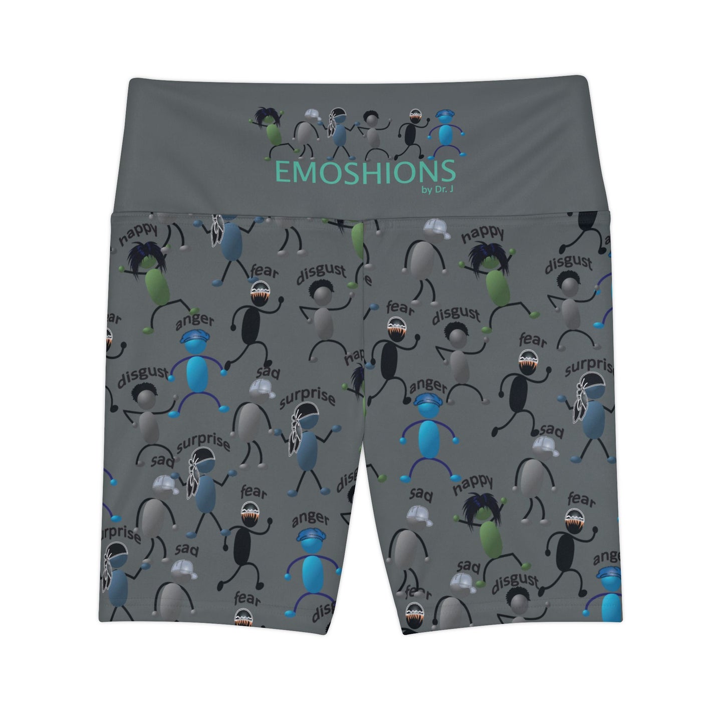 Name Your EMOSHIONS High Waisted Yoga Shorts