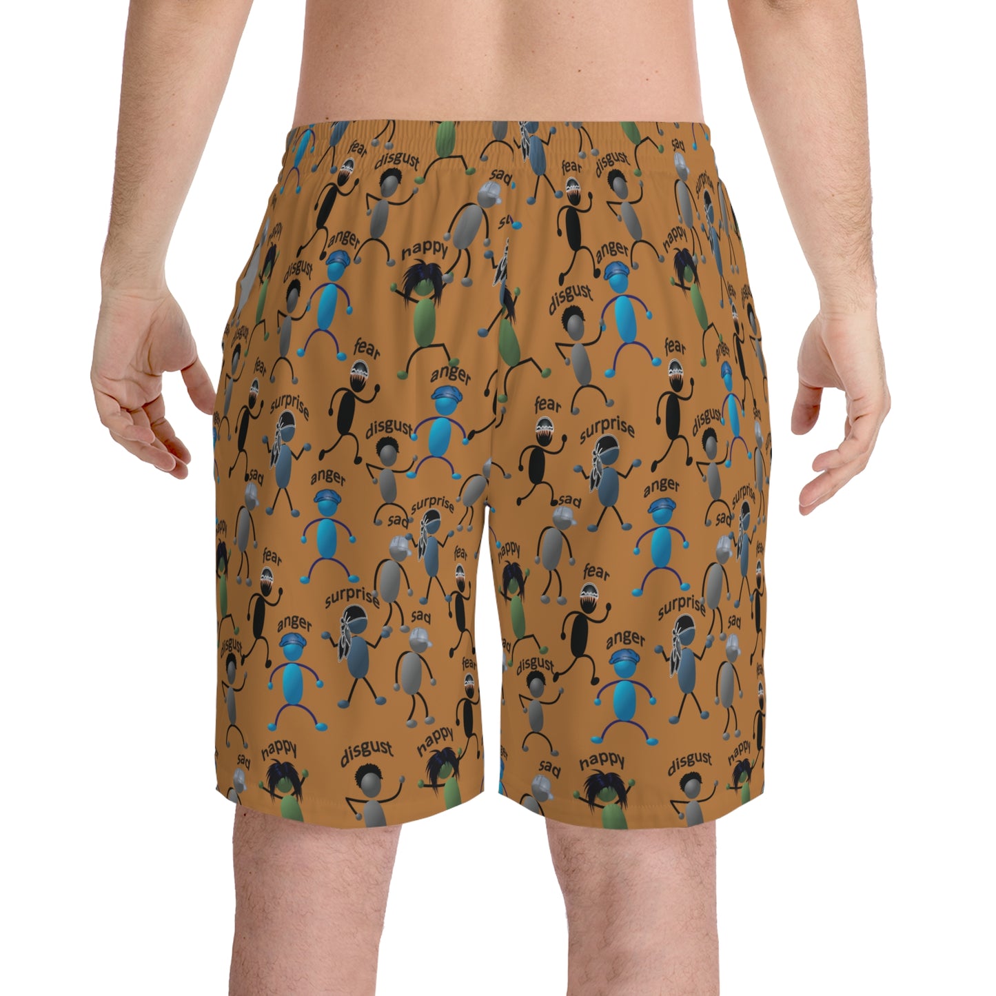 Name Your EMOSHIONS Elastic Beach Shorts