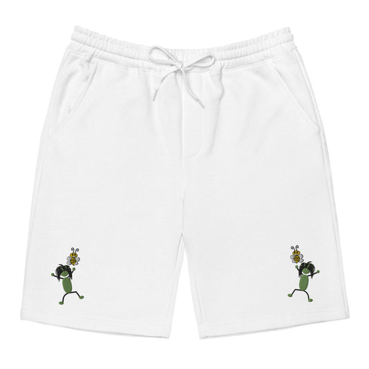 Be Happy EMOSHIONS Depictions Mens White Shorts