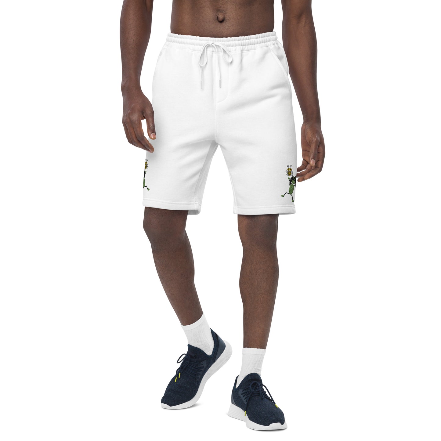 Be Happy EMOSHIONS Depictions Mens White Shorts