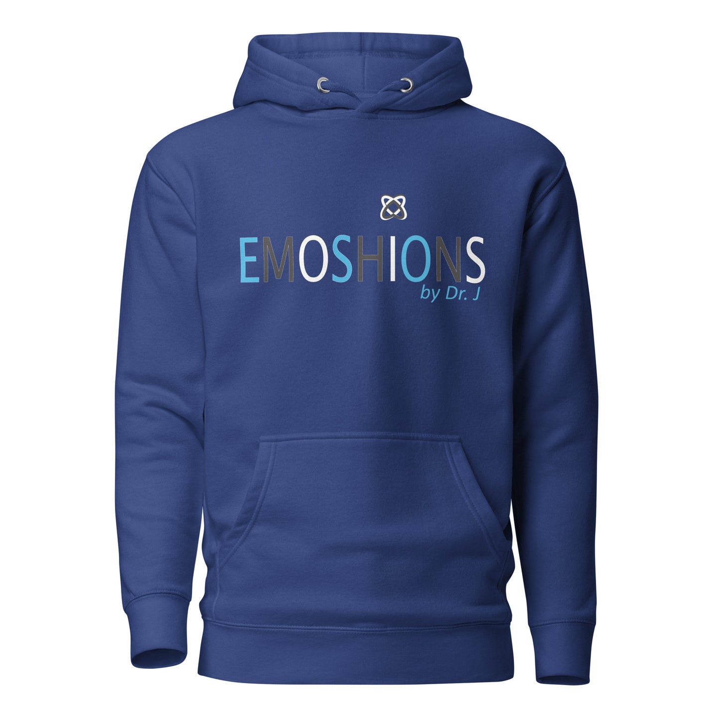 Happy  EMOSHIONS Facial Expressions Unisex Royal Blue Hoodie