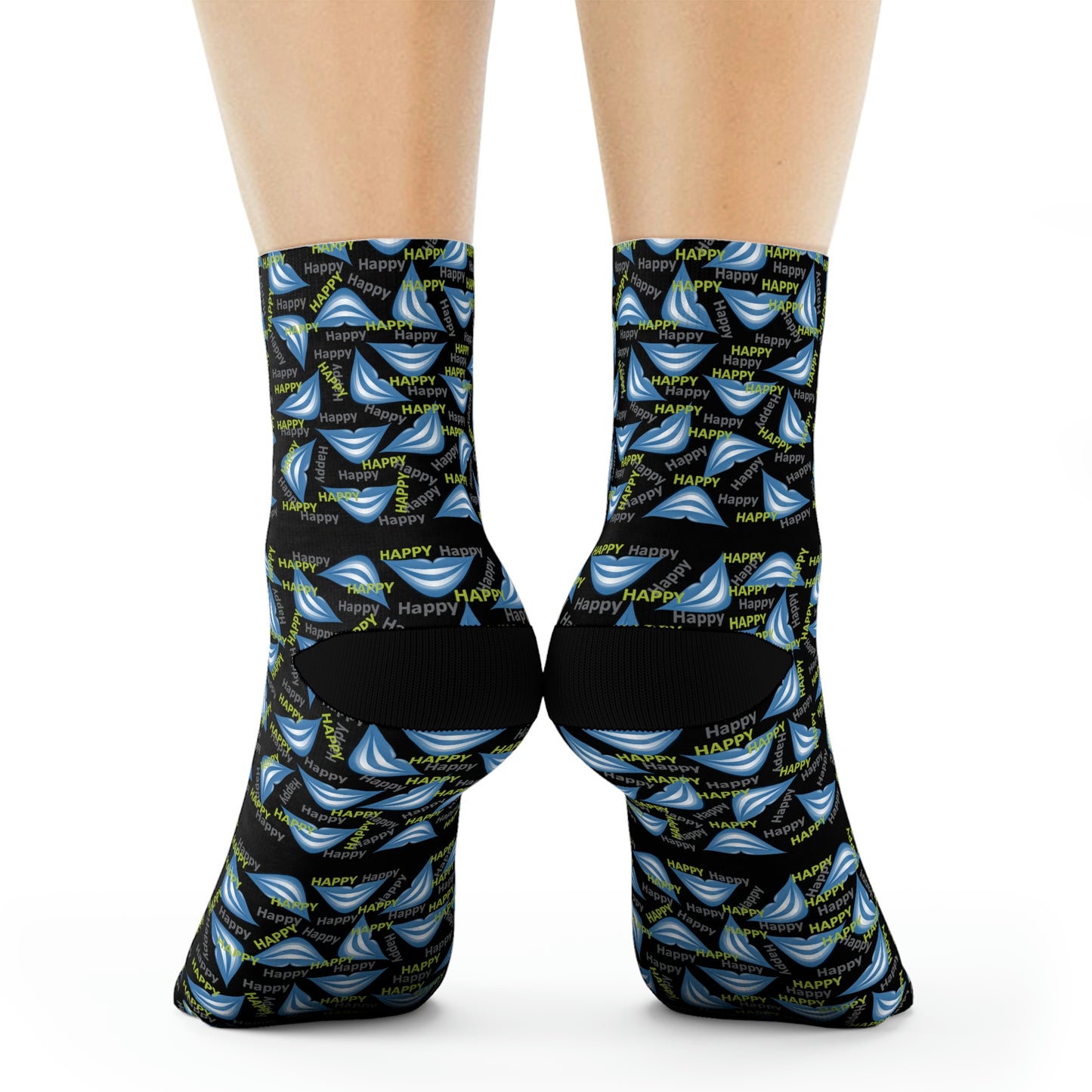 Happy EMOSHIONS Unisex Black Socks