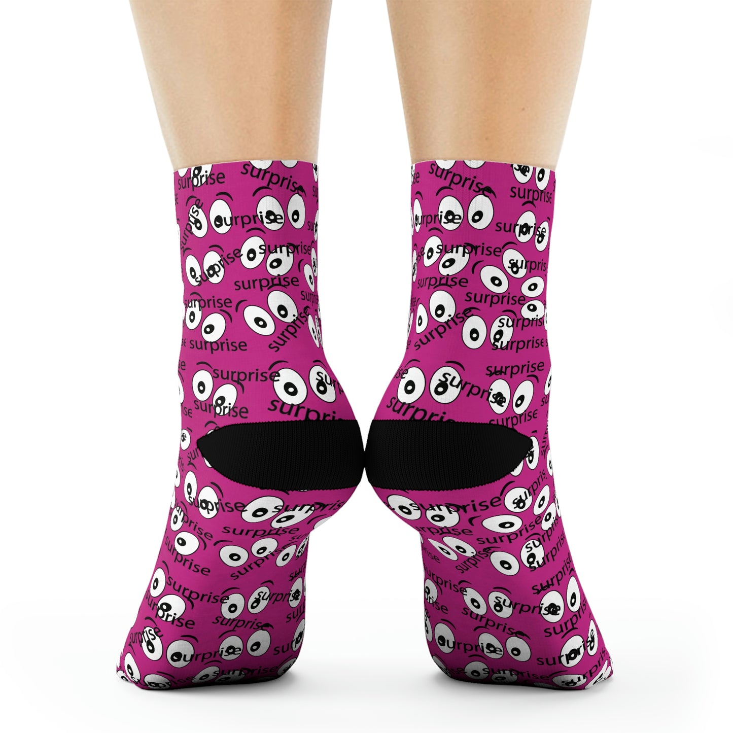 Surprise EMOSHIONS Unisex  Bright Pink Socks