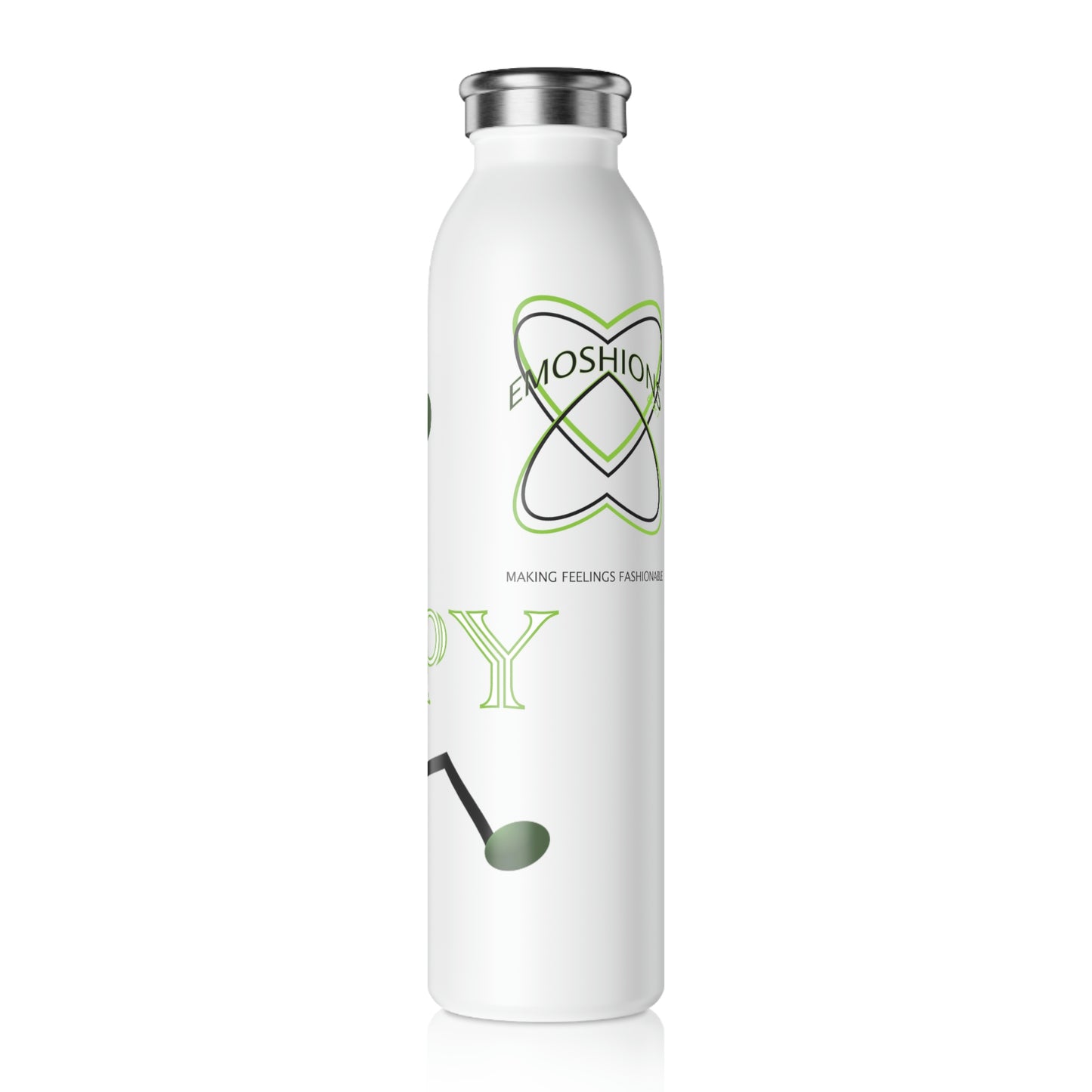 Happy EMOSHIONS 20 oz. White Water Bottle