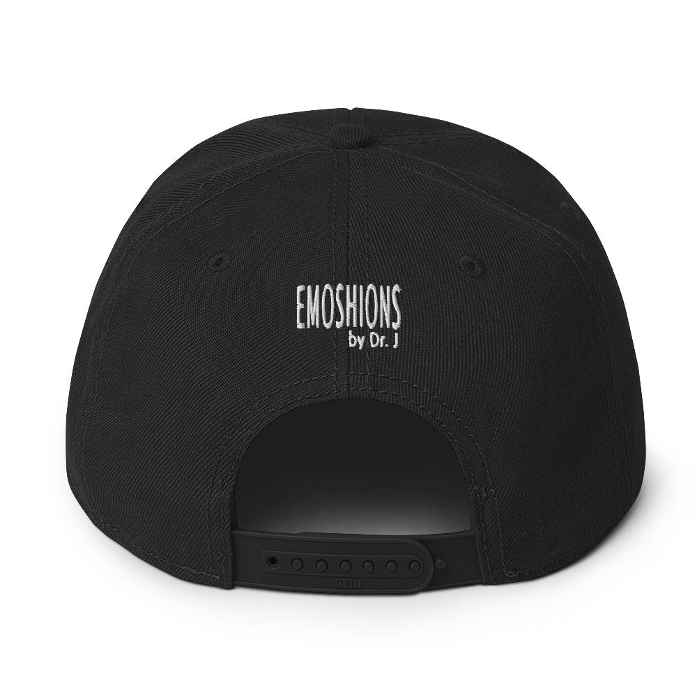 EMOSHIONS Logo Black  Snapback Hat