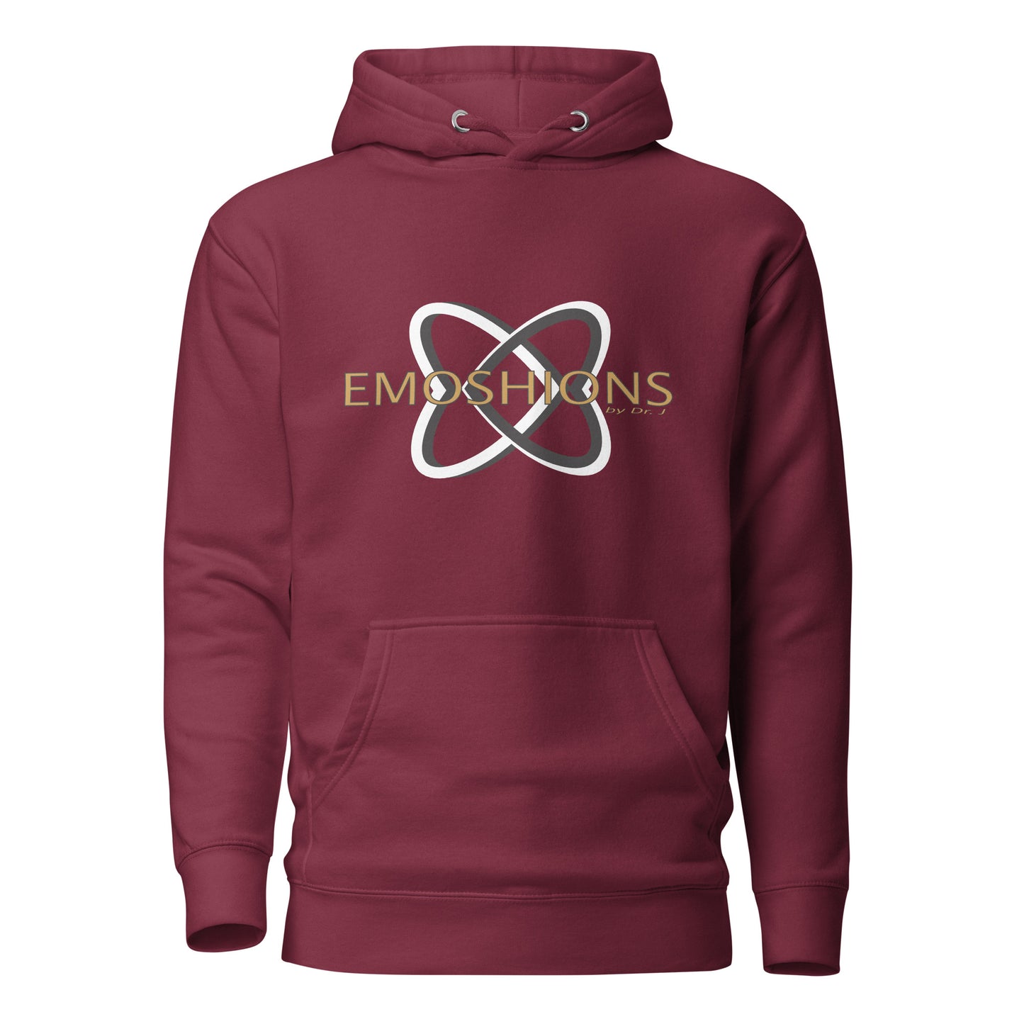 Anger EMOSHIONS Facial Expressions Unisex Maroon Hoodie