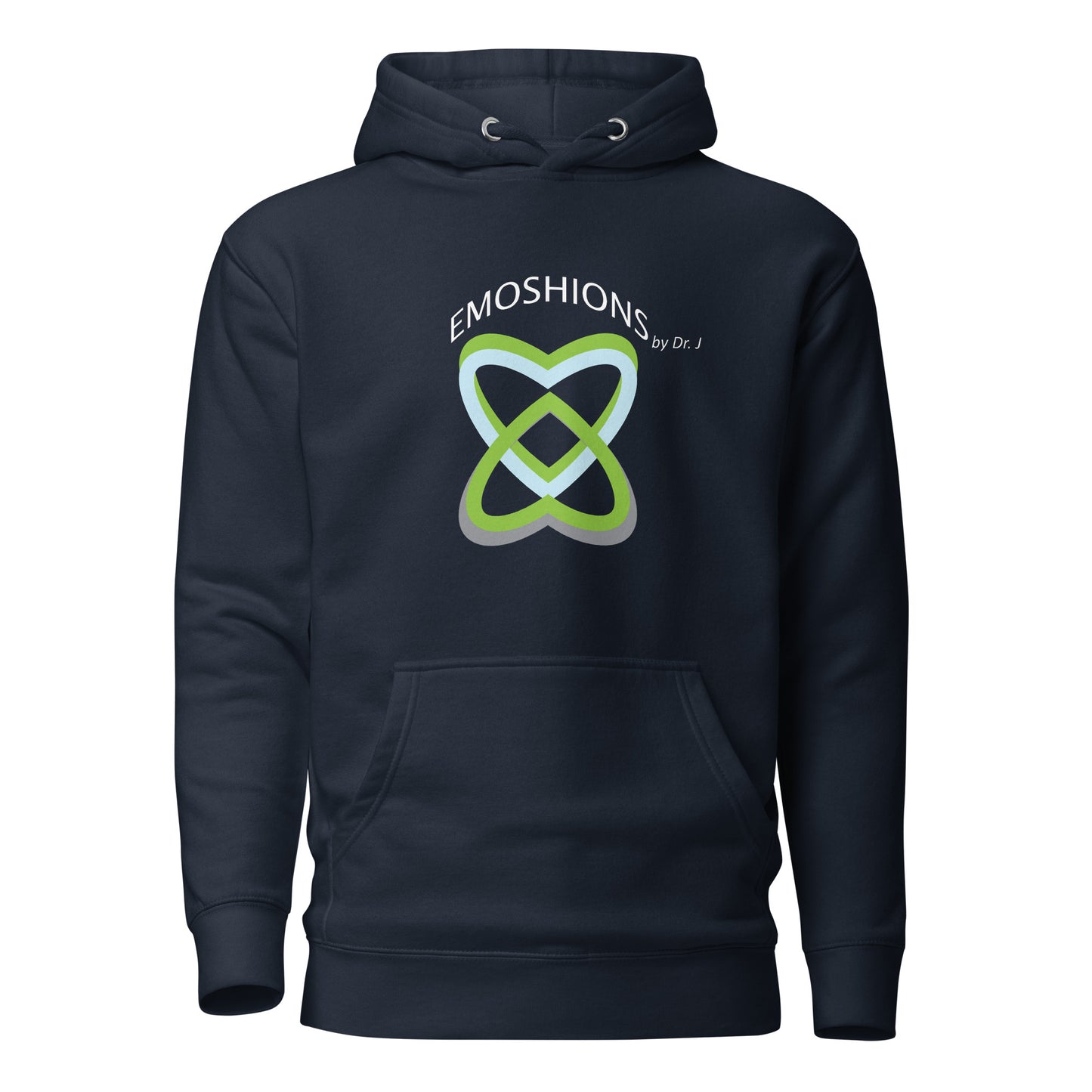 Sad EMOSHIONS Facial Expressions Unisex Premium Navy Blue Hoodie