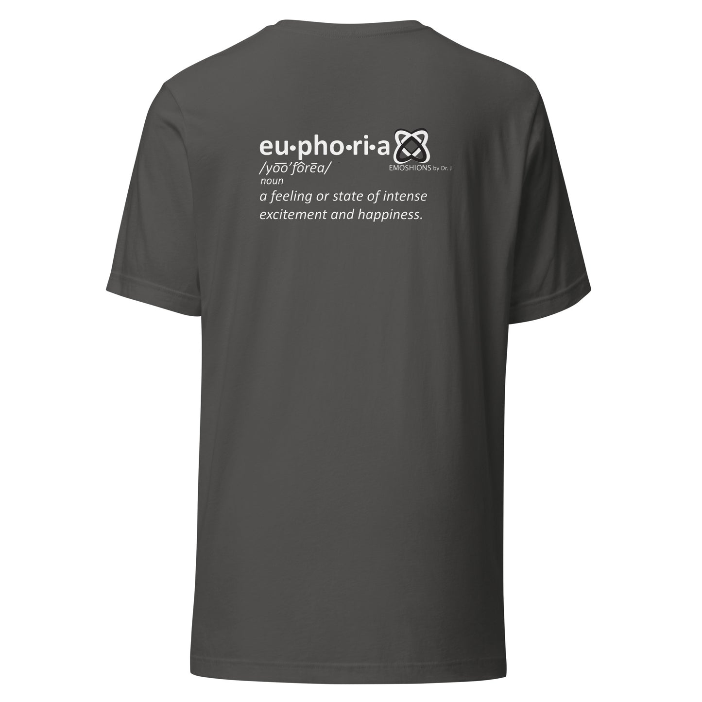 Happy EMOSHIONS Body Language Unisex Asphalt Grey T-Shirt