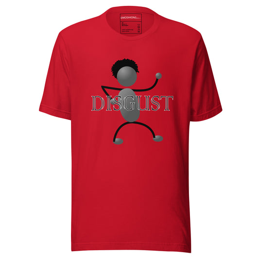 Disgust EMOSHIONS Body Language Unisex Red T-Shirt